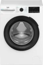 Стиральная машина Beko фронтальная, 8кг, 1400, A, 55см, дисплей, инвертор, пара, белый