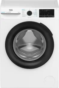 Стиральная машина Beko фронтальная, 8кг, 1400, A, 55см, дисплей, инвертор, пара, белый №2