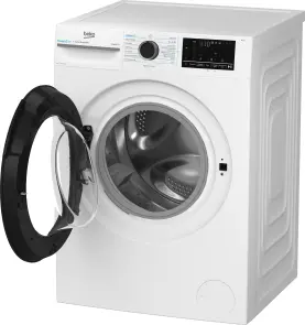 Стиральная машина Beko фронтальная, 8кг, 1400, A, 55см, дисплей, инвертор, пара, белый №6
