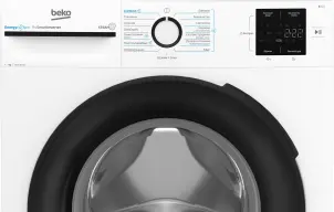 Стиральная машина Beko фронтальная, 7кг, 1200, B, 50см, дисплей, инвертор, пара, белый №4