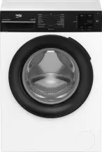 Стиральная машина Beko фронтальная, 6кг, 1200, B, 45см, дисплей, инвертор, пара, белый