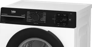 Стиральная машина Beko фронтальная, 6кг, 1200, B, 45см, дисплей, инвертор, пара, белый №5
