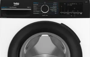 Стиральная машина Beko фронтальная, 10кг, 1400, A, 58см, дисплей, инвертор, пара, белый №4