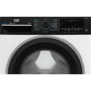 Стиральная машина Beko фронтальная, 9кг, 1400, A, 55см, дисплей, пар, инвертор, WIFI, белый №9