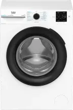 Стиральная машина Beko фронтальная, 8кг, 1000, A, 55см, дисплей, инвертор, пара, белый