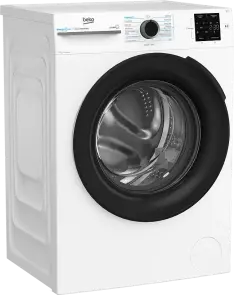 Стиральная машина Beko фронтальная, 8кг, 1000, A, 55см, дисплей, инвертор, пара, белый №6