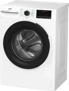 Стиральная машина Beko фронтальная, 7кг, 1200, A, 50см, дисплей, инвертор, пара, белый №4
