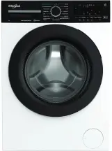 Стиральная машина Whirlpool фронтальная, 7кг, 1400, A, 49.6см, дисплей, пара, инвертор, черный люк, белый