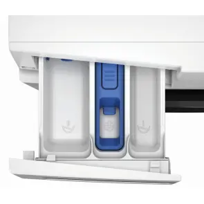 Стиральная машина Whirlpool фронтальная, 7кг, 1200, A, 49.6см, дисплей, пара, инвертор, черный люк, белый №9