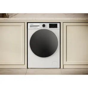 Стиральная машина Whirlpool фронтальная, 7кг, 1200, A, 49.6см, дисплей, пара, инвертор, черный люк, белый №10