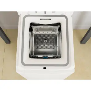 Стиральная машина Whirlpool вертикальная, 6,5кг, 1200, С, 60см, дисплей, инвертор, белый №10