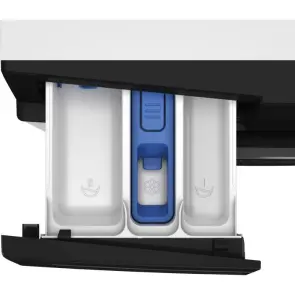 Стиральная машина Whirlpool фронтальная, 8кг, 1400, C, 55см, дисплей, пара, инвертор, черный люк, белый №10
