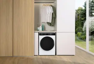Стирально-сушильная машина Gorenje фронтальная, 10.5(6)кг, 1400, A+, 60см, дисплей, пара, инвертор, Wi-Fi, белый №3
