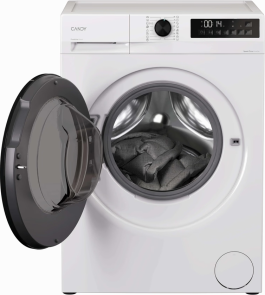Прально-сушильна машина Candy ProWash&Dry 300 фронтальна, 9(6)кг, 1400, A, 54.8см, дисплей, пара, інвертор, люк чорний, білий №4