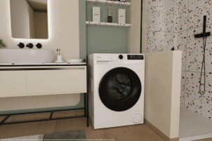Прально-сушильна машина Candy ProWash&Dry 300 фронтальна, 9(6)кг, 1400, A, 54.8см, дисплей, пара, інвертор, люк чорний, білий №7