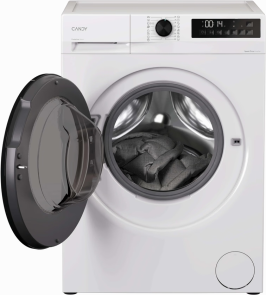 Прально-сушильна машина Candy ProWash&Dry 300 фронтальна, 7(4)кг, 1400, A, 45.7см, дисплей, пара, інвертор, люк чорний, білий №4
