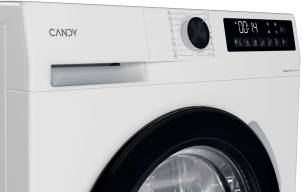 Пральна машина Candy ProWash 300 фронтальна, 7кг, 1200, A, 42.4см, дисплей, пара, інвертор, люк чорний, білий №6