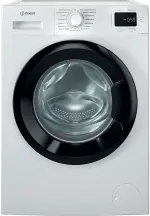 Пральна машина Indesit фронтальна, 7кг, 1200, A, 49.6см, дисплей, пара, інвертор, люк чорний, білий