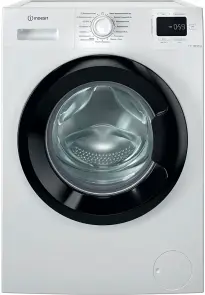 Пральна машина Indesit фронтальна, 7кг, 1200, A, 49.6см, дисплей, пара, інвертор, люк чорний, білий №2