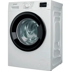 Пральна машина Indesit фронтальна, 7кг, 1200, A, 49.6см, дисплей, пара, інвертор, люк чорний, білий №3