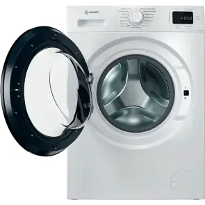 Пральна машина Indesit фронтальна, 7кг, 1200, A, 49.6см, дисплей, пара, інвертор, люк чорний, білий №4