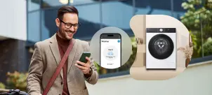 Пральна машина LG фронтальна, 9кг, 1200, A, 48см, дисплей, пара, інвертор, білий №7