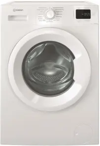 Пральна машина Indesit фронтальна, 6кг, 1000, B, 44.6см, дисплей, пара, інвертор, білий №1