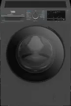 Стиральная машина Beko фронтальная, 8кг, 1400, A, 50см, дисплей, пар, инвертор, темно-серый