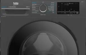 Стиральная машина Beko фронтальная, 8кг, 1400, A, 50см, дисплей, пар, инвертор, темно-серый №6
