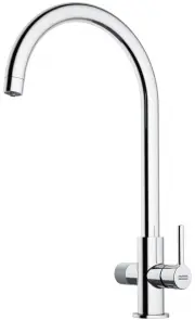 Змішувач для кухні Franke Lina J Clear Water 2.0, довж.виливу - 216 мм, поворотний, 1+1 фільтр, хром №1