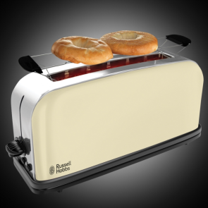 Тостер Russell Hobbs Classic, 1100Вт, довгі слоти, метал, бежевий №3