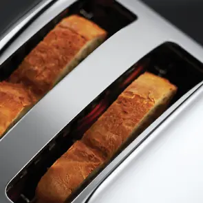 Тостер Russell Hobbs Chester 1200Вт, метал, сріблястий №3