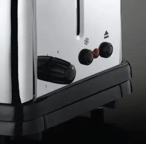 Тостер Russell Hobbs Chester 1200Вт, метал, сріблястий №4