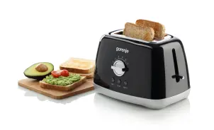 Тостер Gorenje, 900Вт, пластик-метал, чорний №3