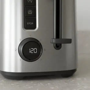 Тостер Electrolux 800Вт, дисплей, метал №4
