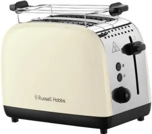 Тостер Russell Hobbs Colours Plus 1600Вт, підігрів, розморожування, метал., бежевий №1