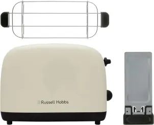 Тостер Russell Hobbs Colours Plus 1600Вт, підігрів, розморожування, метал., бежевий №3