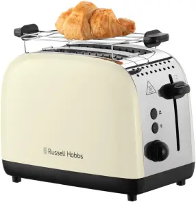 Тостер Russell Hobbs Colours Plus 1600Вт, підігрів, розморожування, метал., бежевий №4