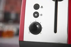 Тостер Russell Hobbs Colours Plus 1600Вт, підігрів, розморожування, метал., червоний №10