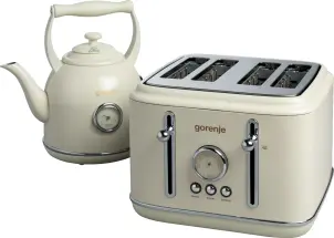 Тостер Gorenje, 950Вт, функц. розморожування, автовідключення, пластик + металл, бежевий №10