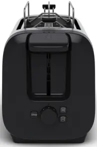 Тостер Tefal Subito 1100Вт, розморожування, щипці, нерж. сталь, чорний №11