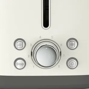 Тостер Tefal Collection 850Вт, размораживание, пластик, бежевый №7