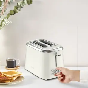 Тостер Tefal Collection 850Вт, размораживание, пластик, бежевый №9