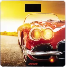 Весы ARDESTO напольные Car, 150кг, AAAx2 в комплекте, стекло, многоцветные.