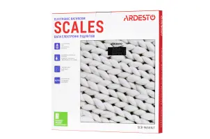 Весы ARDESTO напольные Knit, 150кг, AAAx2 в комплекте, стекло, многоцветные. №7