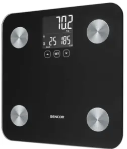 Ваги підлогові Sencor, 180 кг, AAAx3, скло, чорний №3
