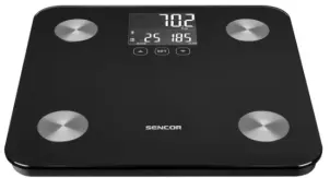 Ваги підлогові Sencor, 180 кг, AAAx3, скло, чорний №5