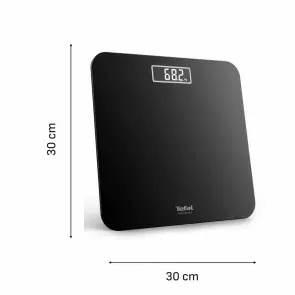 Ваги Tefal підлогові Premiss, 160кг, AAAx2 в комплекті, скло, чорний №4