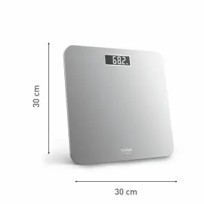 Ваги Tefal підлогові Premiss, 160кг, AAAx2 в комплекті, скло, сірий №4