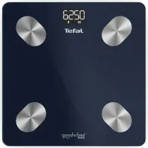 Ваги Tefal підлогові Goodvibes Life+, 180кг, Bluetooth, AAAx3 в комплекті, скло, синій